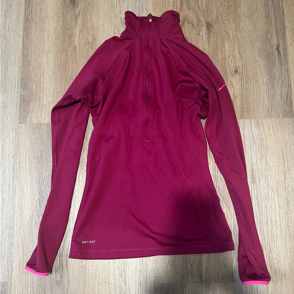 Nike Pro Thermal Fuchsia Long Sleeve Top